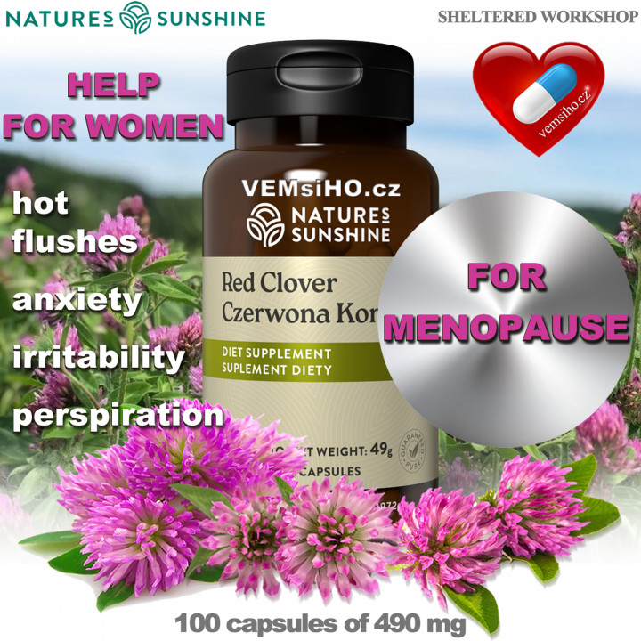 NSP RED CLOVER | Trifolium pratense | ON MENOPAUSE | DISCOUNT