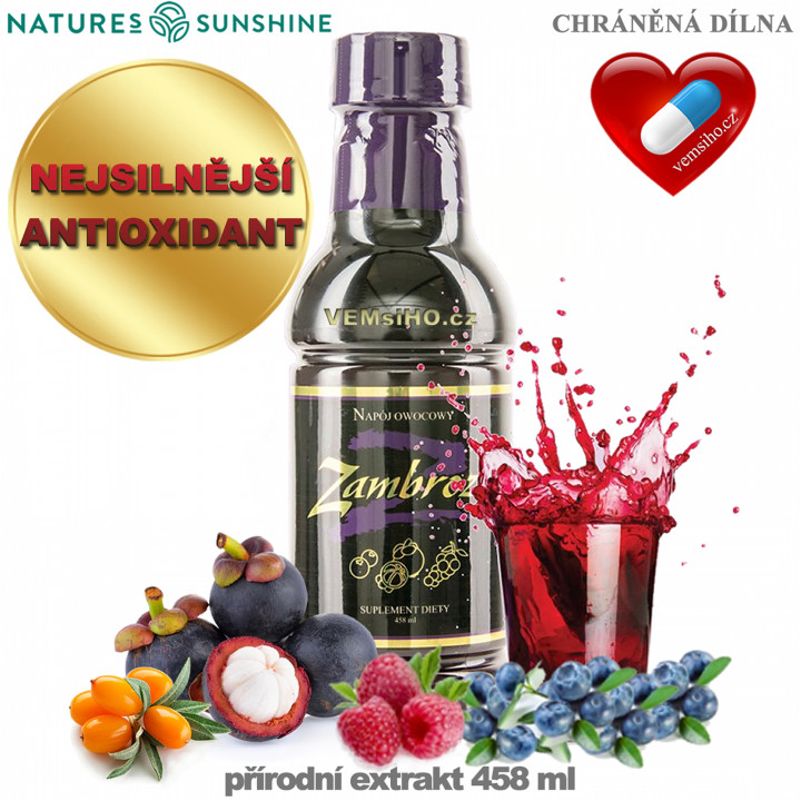 Nature's Sunshine Zambroza | NAJSILNEJŠÍ ANTIOXIDANT | 458 ml ❤ VEMsiHO.cz ❤ 100% Prírodné doplnky stravy, kozmetika, esenciálne oleje