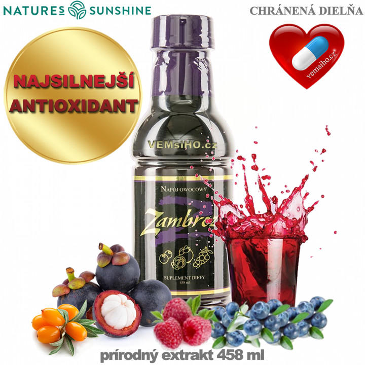 Nature's Sunshine Zambroza | NAJSILNEJŠÍ ANTIOXIDANT | 458 ml ❤ VEMsiHO.cz ❤ 100% Prírodné doplnky stravy, kozmetika, esenciálne oleje