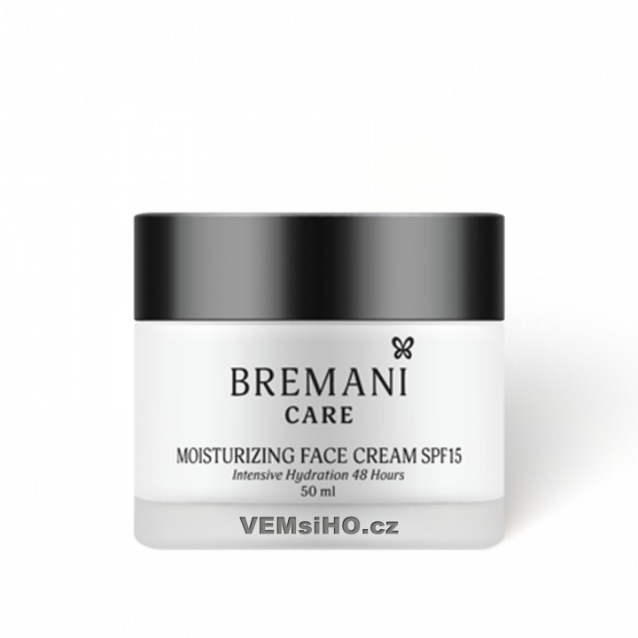 BREMANI CARE Hydratační krém na obličej Spf15 | 50 ml ❤ VEMsiHO.cz ❤ 100% Přírodní doplňky stravy, kosmetika, esenciální oleje