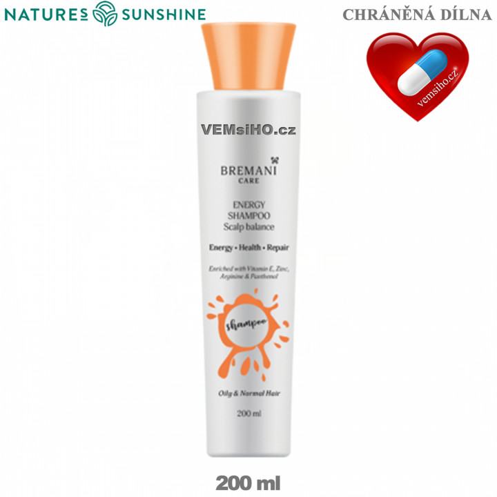 BREMANI CARE Hair Shampoo | 200 ml ❤ VEMsiHO.cz ❤ 100% Natural food supplements, cosmetics, essential oils