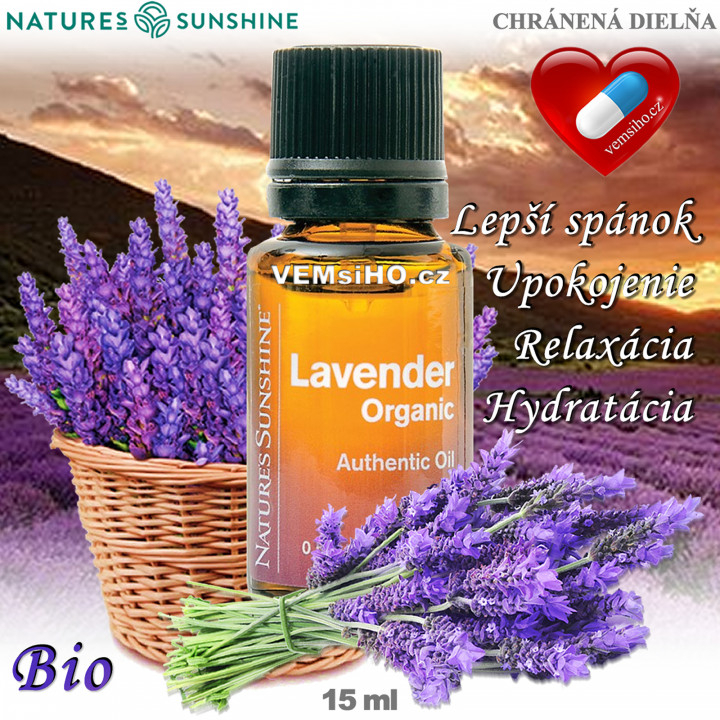 Nature's Sunshine Essential Oil | Lavender | Lavandula angustifolia | 15 ml ❤ VEMsiHO.cz ❤ 100% Natural food supplements, cosmetics, essential oils