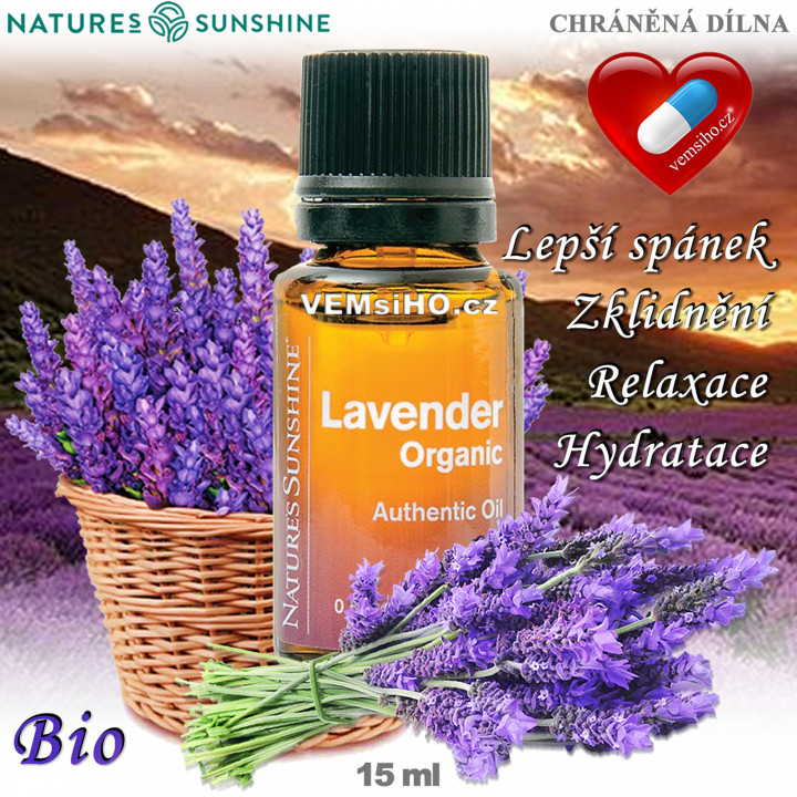 Nature's Sunshine Essential Oil | Lavender | Lavandula angustifolia | 15 ml ❤ VEMsiHO.cz ❤ 100% Natural food supplements, cosmetics, essential oils