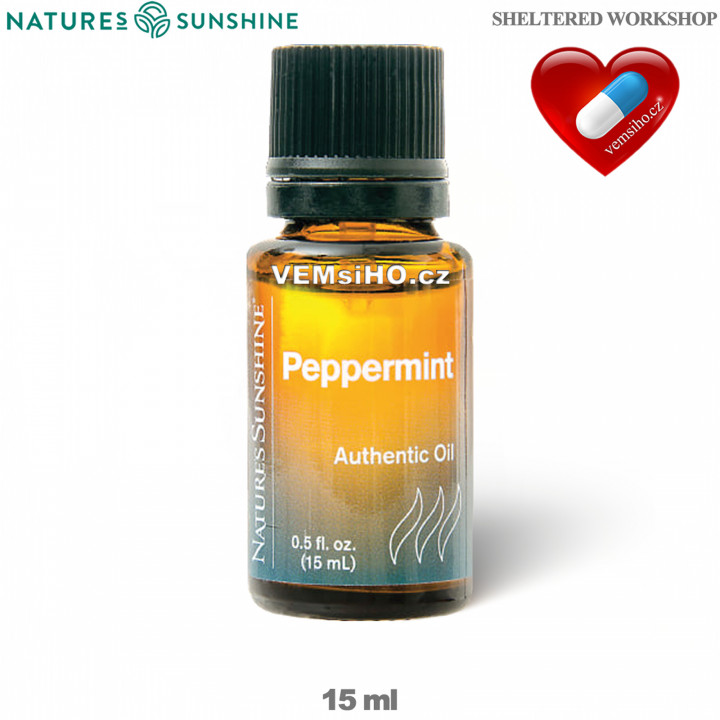 Nature's Sunshine Essential Oil | Peppermint | Mentha piperita | 15 ml ❤ VEMsiHO.cz ❤ 100% Natural food supplements, cosmetics, essential oils