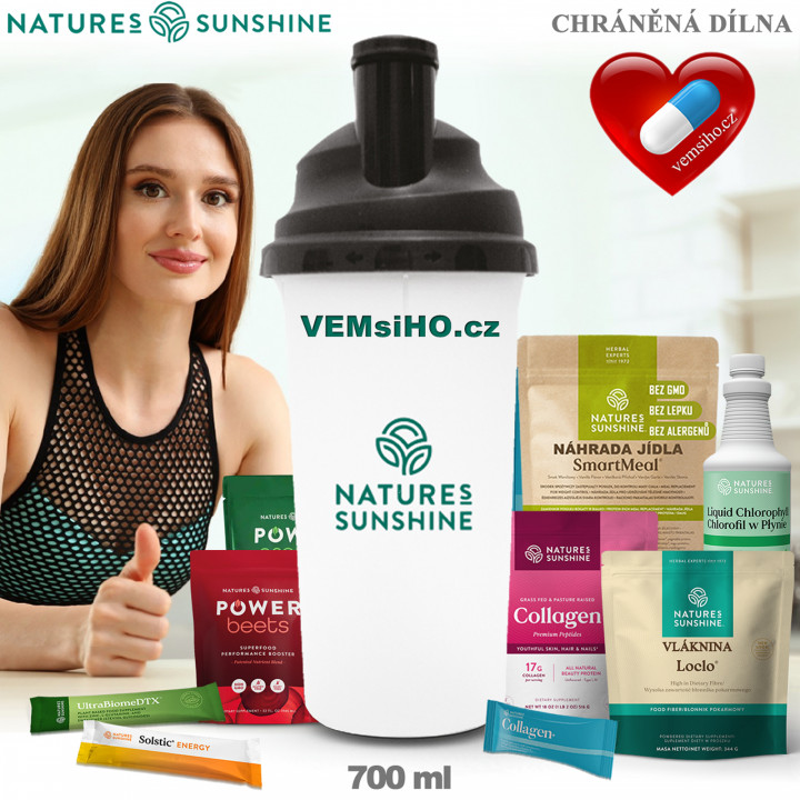 Nature's Sunshine Shaker s logem | černý | 700 ml ❤ VEMsiHO.cz ❤ 100% Přírodní doplňky stravy, kosmetika, esenciální oleje