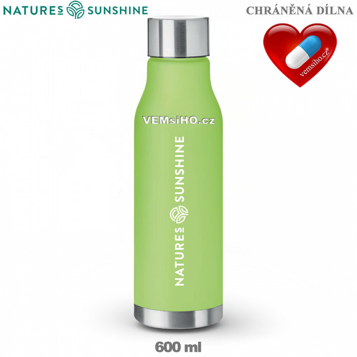 Nature's Sunshine Fľaša s logom | zelená | 600 ml ❤ VEMsiHO.cz ❤ 100% Prírodné doplnky stravy, kozmetika, esenciálne oleje