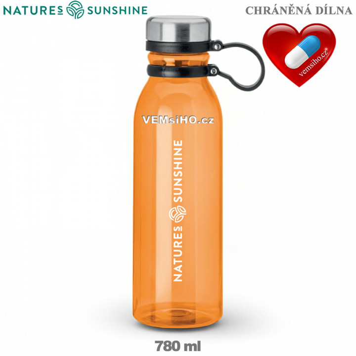 Nature's Sunshine Láhev s logem | oranžová | 780 ml ❤ VEMsiHO.cz ❤ 100% Přírodní doplňky stravy, kosmetika, esenciální oleje