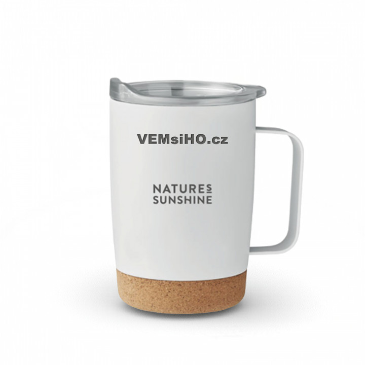 Nature's Sunshine Thermo mug with logo | white | 300 ml ❤ VEMsiHO.cz ❤ 100% Natural food supplements, cosmetics, essential oils