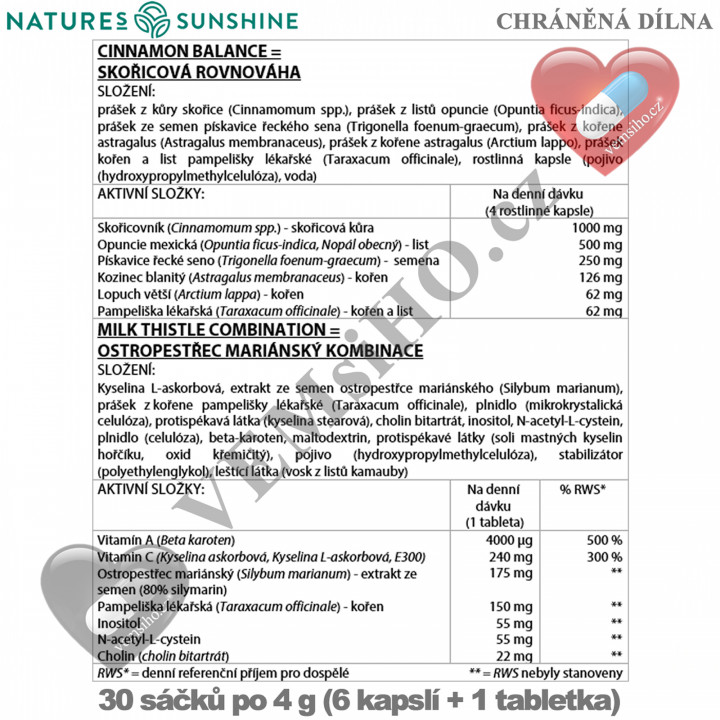 Nature's Sunshine DTX Basics | JEDINEČNÁ KOMBINACE BYLIN, VITAMÍNŮ, PROBIOTIK | 30 sáčků po 4 g ❤ VEMsiHO.cz ❤ 100% Přírodní doplňky stravy, kosmetika, esenciální oleje