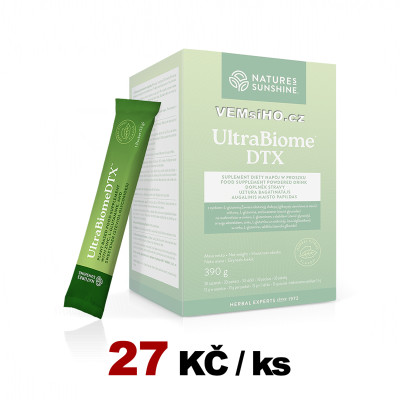 Nature's Sunshine UltraBiome DTX | DETOX | 1 pack of 13 g ❤ VEMsiHO.cz ❤ 100% Natural food supplements, cosmetics, essential oils