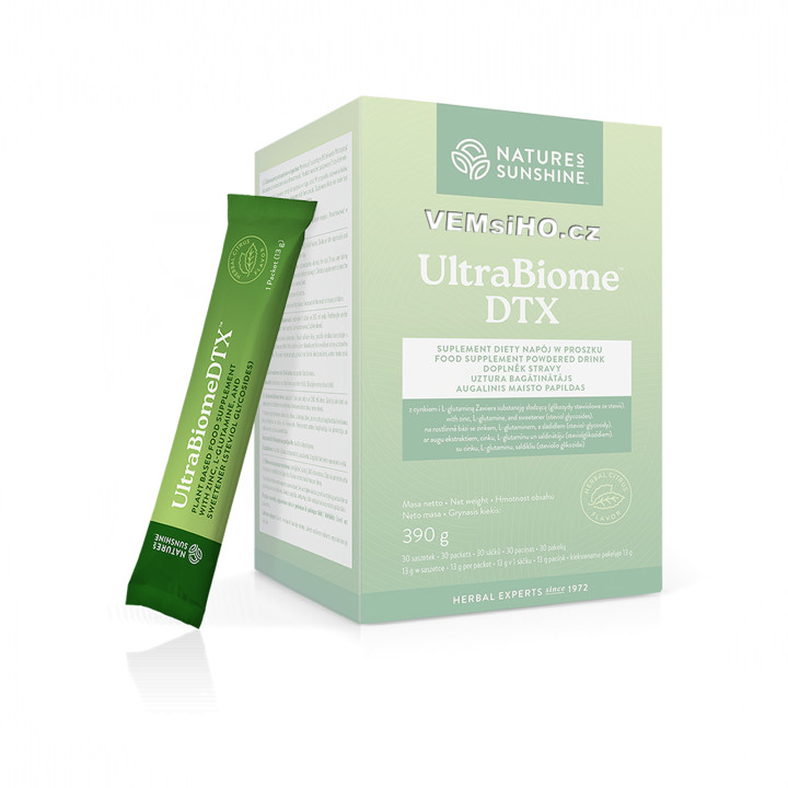 Nature's Sunshine UltraBiome DTX | DETOX | 1 sáčok po 13 g ❤ VEMsiHO.cz ❤ 100% Prírodné doplnky stravy, kozmetika, esenciálne oleje