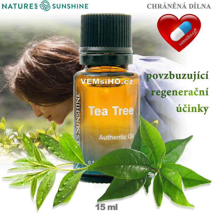 Nature's Sunshine Essential Oil | Tea Tree | Melaleuca alternifolia | 15 ml ❤ VEMsiHO.cz ❤ 100% Natural food supplements, cosmetics, essential oils