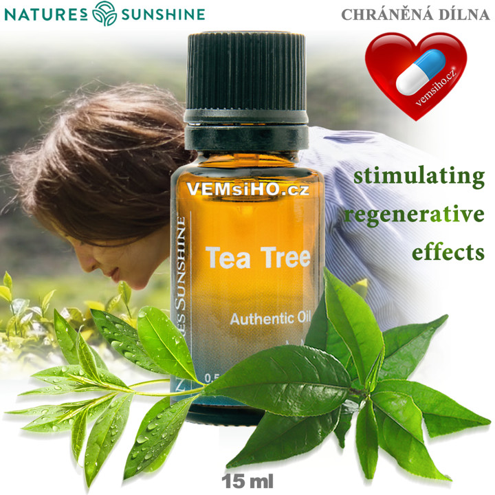 Nature's Sunshine Essential Oil | Tea Tree | Melaleuca alternifolia | 15 ml ❤ VEMsiHO.cz ❤ 100% Natural food supplements, cosmetics, essential oils