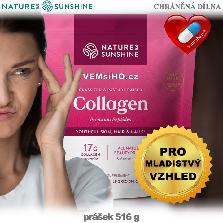 Nature's Sunshine COLLAGEN | Kolagen | PRÉMIOVÉ KOLAGENOVÉ PEPTIDY | 516 g ❤ VEMsiHO.cz ❤ 100% Přírodní doplňky stravy, kosmetika, esenciální oleje