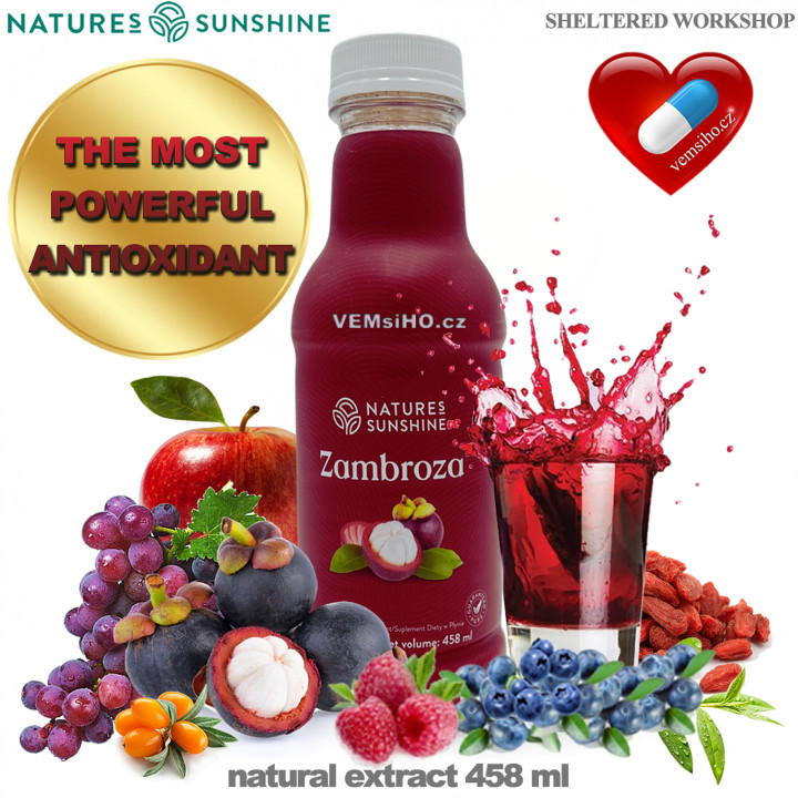 Nature's Sunshine Zambroza | NEJSILNĚJŠÍ ANTIOXIDANT | 458 ml ❤ VEMsiHO.cz ❤ 100% Přírodní doplňky stravy, kosmetika, esenciální oleje
