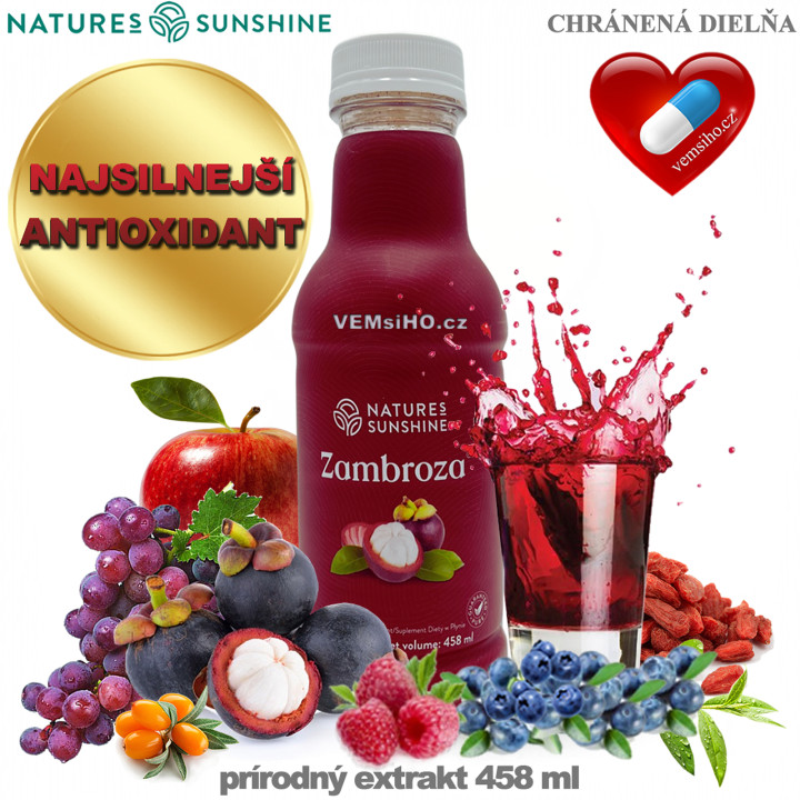 Nature's Sunshine Zambroza | THE MOST POWERFUL ANTIOXIDANT | 458 ml ❤ VEMsiHO.cz ❤ 100% Natural food supplements, cosmetics, essential oils