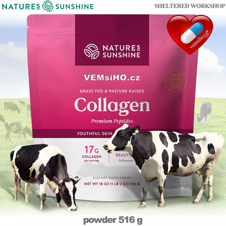 Nature's Sunshine COLLAGEN | Kolagen | PRÉMIOVÉ KOLAGENOVÉ PEPTIDY | 516 g ❤ VEMsiHO.cz ❤ 100% Přírodní doplňky stravy, kosmetika, esenciální oleje