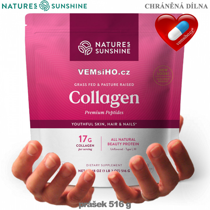 Nature's Sunshine COLLAGEN | Kolagen | PRÉMIOVÉ KOLAGENOVÉ PEPTIDY | 516 g ❤ VEMsiHO.cz ❤ 100% Přírodní doplňky stravy, kosmetika, esenciální oleje