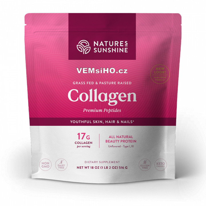 Nature's Sunshine COLLAGEN | Kolagen | PRÉMIOVÉ KOLAGENOVÉ PEPTIDY | 516 g ❤ VEMsiHO.cz ❤ 100% Přírodní doplňky stravy, kosmetika, esenciální oleje