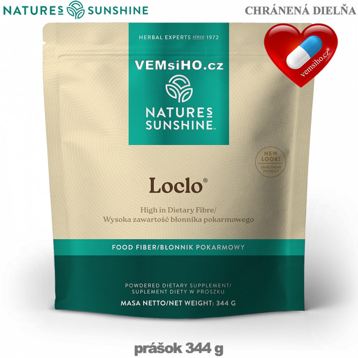 Nature's Sunshine Loclo | VLÁKNINA | 344 g ❤ VEMsiHO.cz ❤ 100% Přírodní doplňky stravy, kosmetika, esenciální oleje