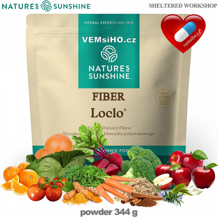 Nature's Sunshine Loclo | VLÁKNINA | 344 g ❤ VEMsiHO.cz ❤ 100% Přírodní doplňky stravy, kosmetika, esenciální oleje