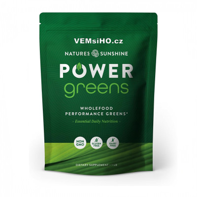 Nature's Sunshine Power Greens | ANTIOXIDANT, IMUNITA, ENERGIA | 450 g ❤ VEMsiHO.cz ❤ 100% Prírodné doplnky stravy, kozmetika, esenciálne oleje
