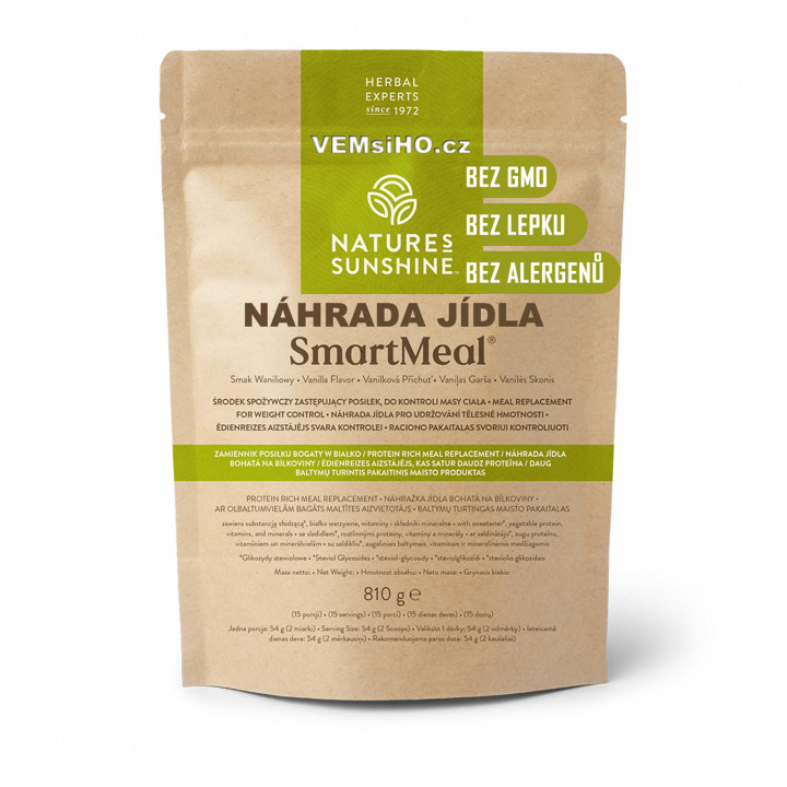 Nature's Sunshine SmartMeal | BIELKOVINY + VLÁKNINA + VITAMÍNY + MINERÁLY | 810 g ❤ VEMsiHO.cz ❤ 100% Prírodné doplnky stravy, kozmetika, esenciálne oleje