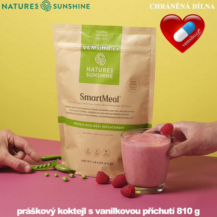 Nature's Sunshine SmartMeal | BIELKOVINY + VLÁKNINA + VITAMÍNY + MINERÁLY | 810 g ❤ VEMsiHO.cz ❤ 100% Prírodné doplnky stravy, kozmetika, esenciálne oleje