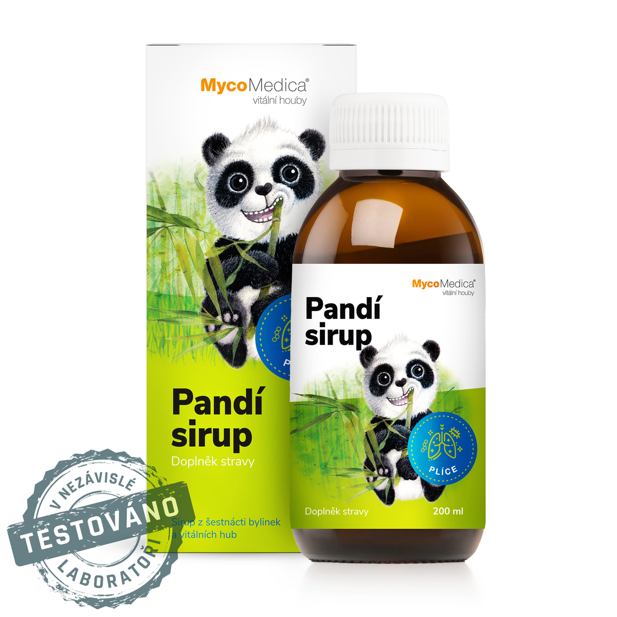 MycoMedica Pandí sirup | PODPORA DÝCHACIEHO SYSTÉMU | 200 ml