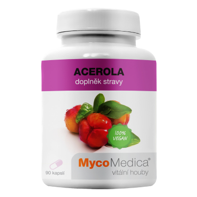 MycoMedica Acerola | PRÍRODNÝ ZDROJ VITAMÍNU C | 90 kapsúl