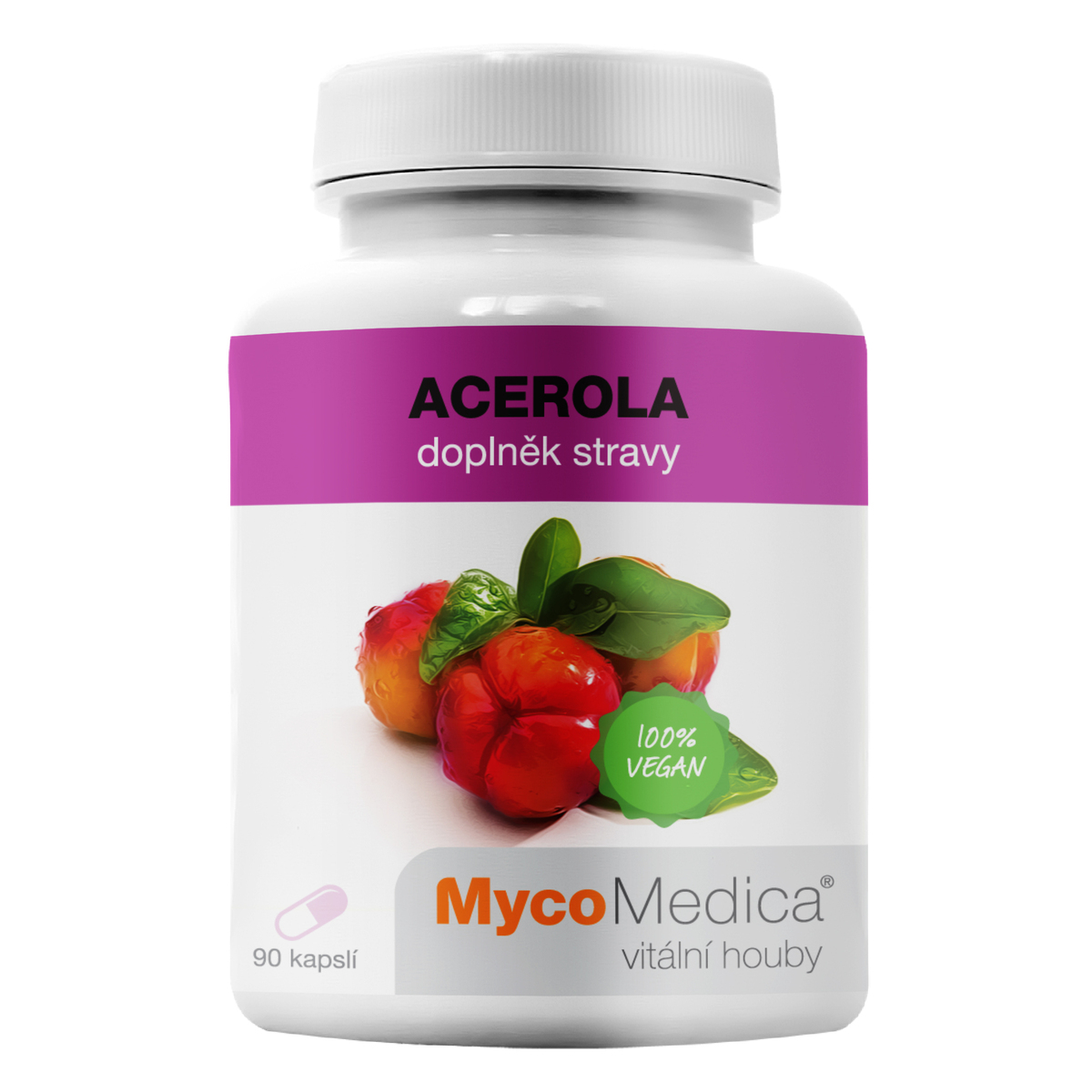 MycoMedica Acerola | NATURAL SOURCE OF VITAMIN C | 90 capsules