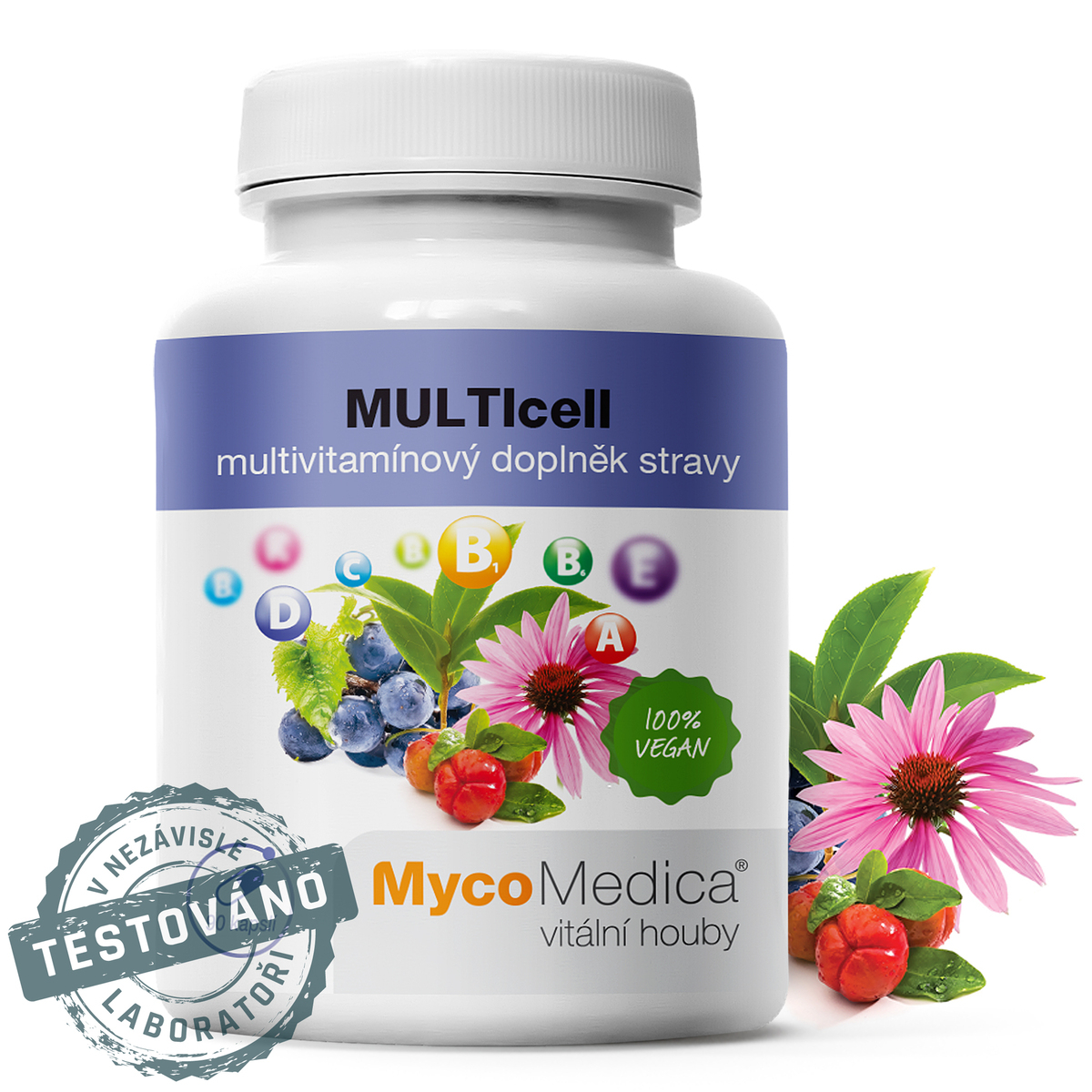 MycoMedica MULTIcell | NATURAL IMMUNE DEFENSE OF THE BODY | 90 capsules