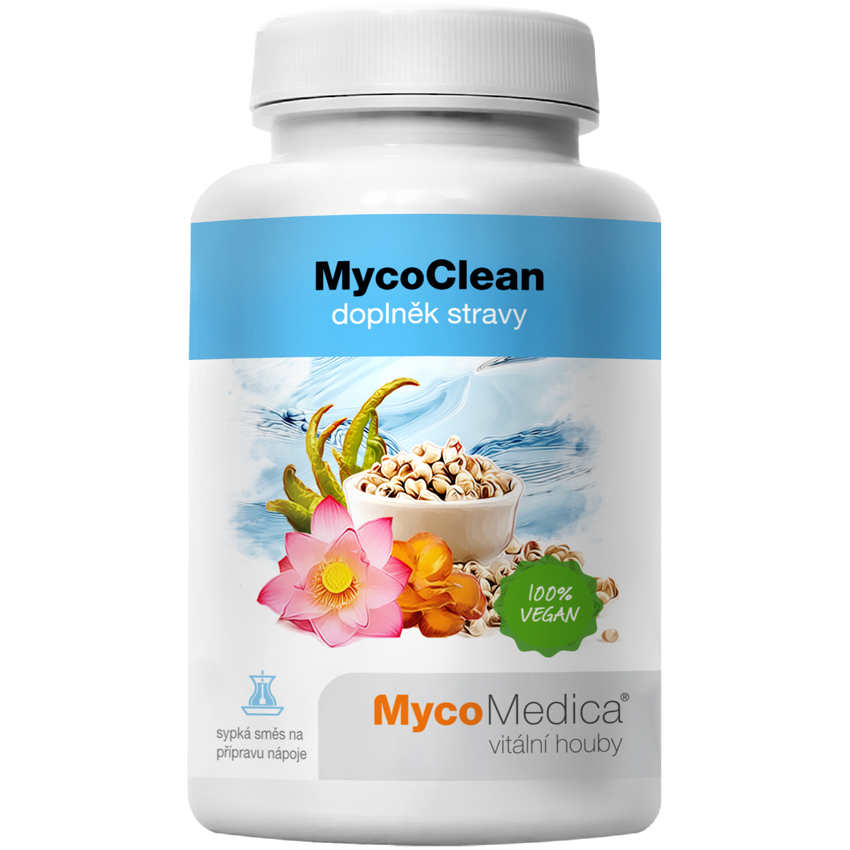 MycoMedica MycoClean | ≥30/x/x % | CELKOVÁ DETOXIKÁCIA | prášok 99 g