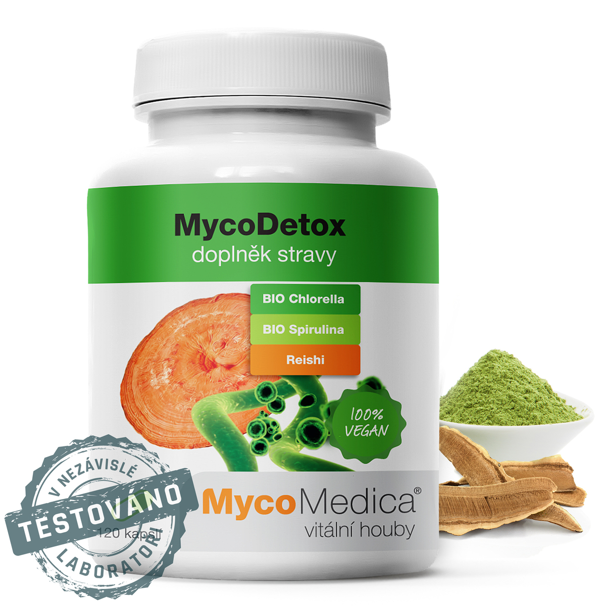 MycoMedica MycoDetox | ≥30/x/4 % | IMMUNE DEFENSE + BODY PURIFICATION | 120 capsules