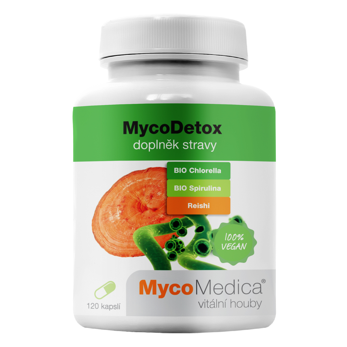 MycoMedica MycoDetox | ≥30/x/4 % | IMMUNE DEFENSE + BODY PURIFICATION | 120 capsules