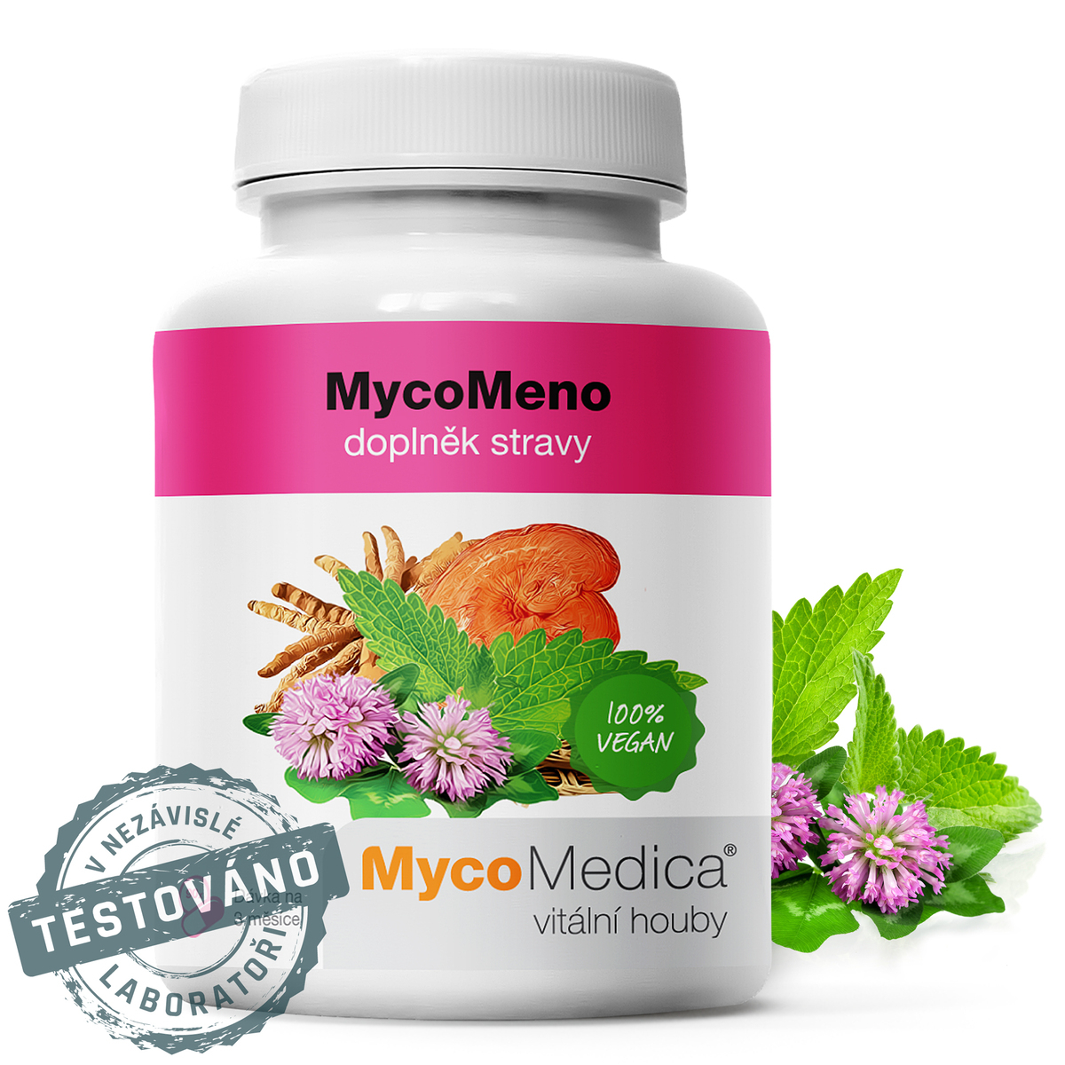 MycoMedica MycoMeno | ≥30/x/4 % | PRE ŽENY V MENOPAUZE + PRI MENŠTRUÁCII | 90 kapsúl