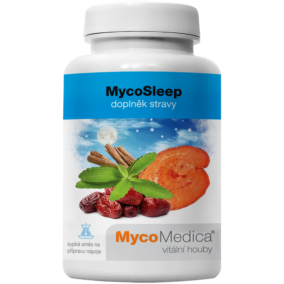 MycoMedica MycoSleep | ≥1/x/x % | HARMONICKÝ SPÁNOK + PSYCHIKA | prášok 90 g