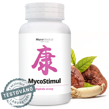 MycoMedica MycoStimul | ✓/✓/✓ % | REPLENISHING ENERGY + VITALITY | 180 tablets