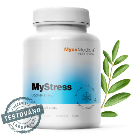 MycoMedica MyStress | ≥30/x/4 % | STRESS SUPPORT | HARMONIZATION OF MIND | 90 capsules