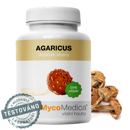 MycoMedica AGARICUS | Almond mushroom | Agaricus blazei Murill | ≥30/✓/x % | 90 capsules