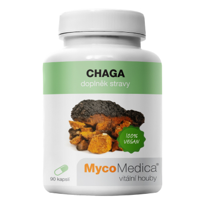 MycoMedica CHAGA | Chaga Mushroom | Inonotus obliquus | ≥30/✓/4 % | 90 capsules