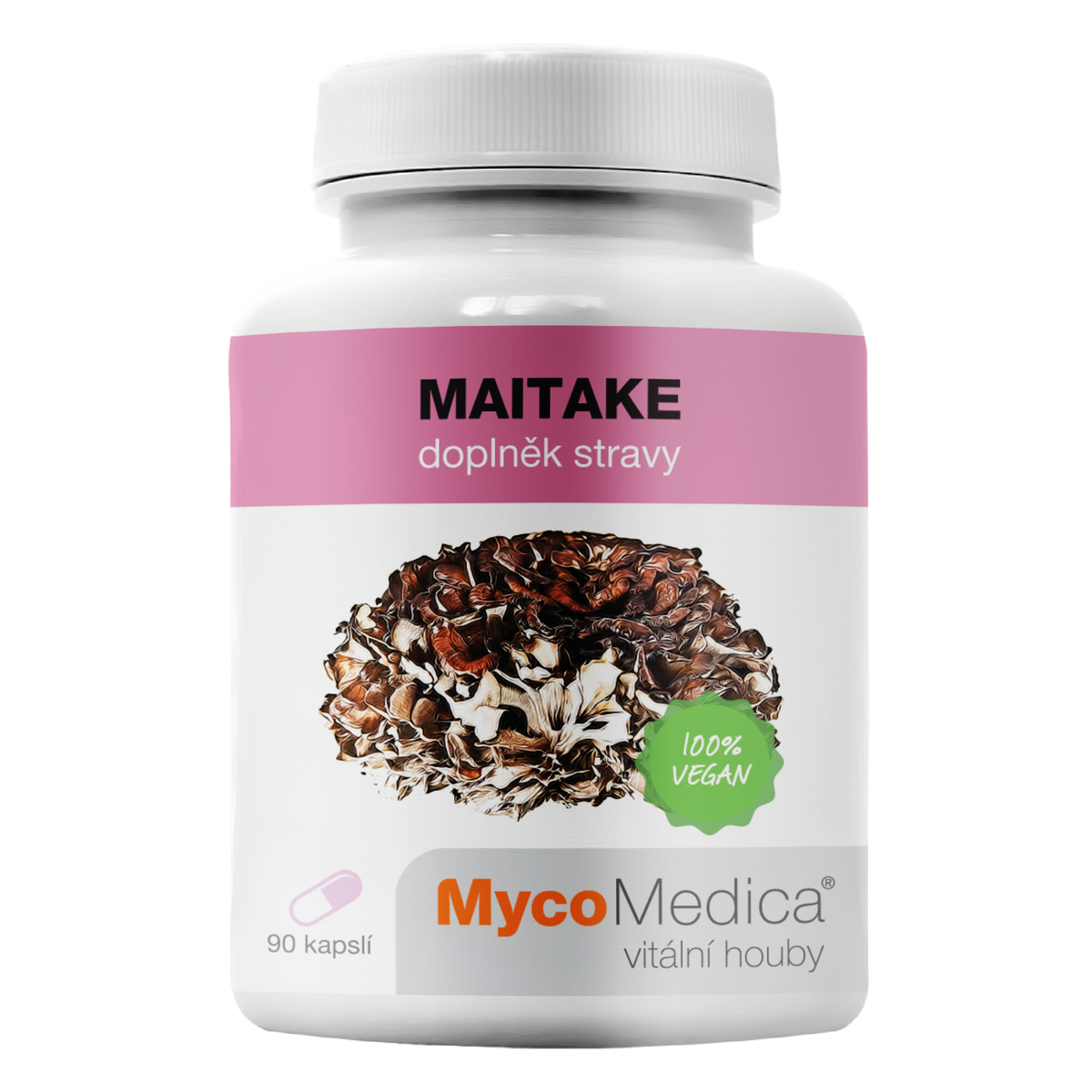 MycoMedica MAITAKE | Hen of the woods | Maitake Mushroom | Grifola frondosa | ≥30/✓/✓ % | 90 capsules