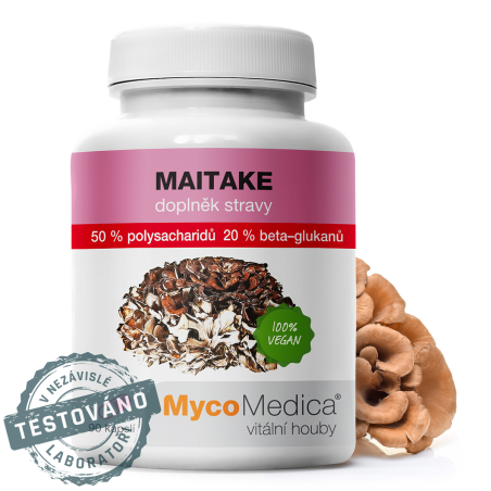 MycoMedica MAITAKE | Hen of the woods | Maitake Mushroom | Grifola frondosa | ≥50/20/✓ % | 90 capsules