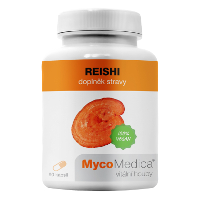 MycoMedica REISHI | Lingzhi | Reishi Mushroom | Ganoderma lucidum | ≥30/✓/4 % | 90 capsules