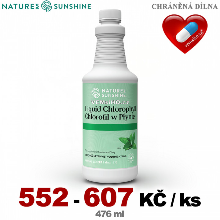 Nature's Sunshine LIQUID CHLOROPHYLL | Tekutý Chlorofyl | CELKOVÁ OČISTA TELA | 476 ml ❤ VEMsiHO.cz ❤ 100% Prírodné doplnky stravy, kozmetika, esenciálne oleje