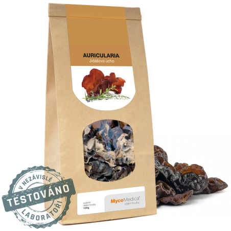 MycoMedica AURICULARIA | Wood ear | Jelly ear | Auricularia polytricha| dried mushrooms | 100 g