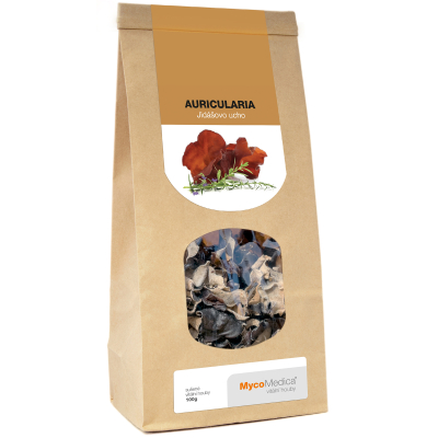 MycoMedica AURICULARIA | Wood ear | Jelly ear | Auricularia polytricha| dried mushrooms | 100 g