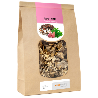 MycoMedica MAITAKE | Trsnatec lupenitý | Grifola frondosa | sušené huby | 100 g