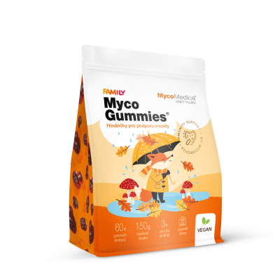 MycoMedica MycoGummies | NATURAL POWER OF MUSHROOMS IN FRUIT GUMMIES | 60 gummies