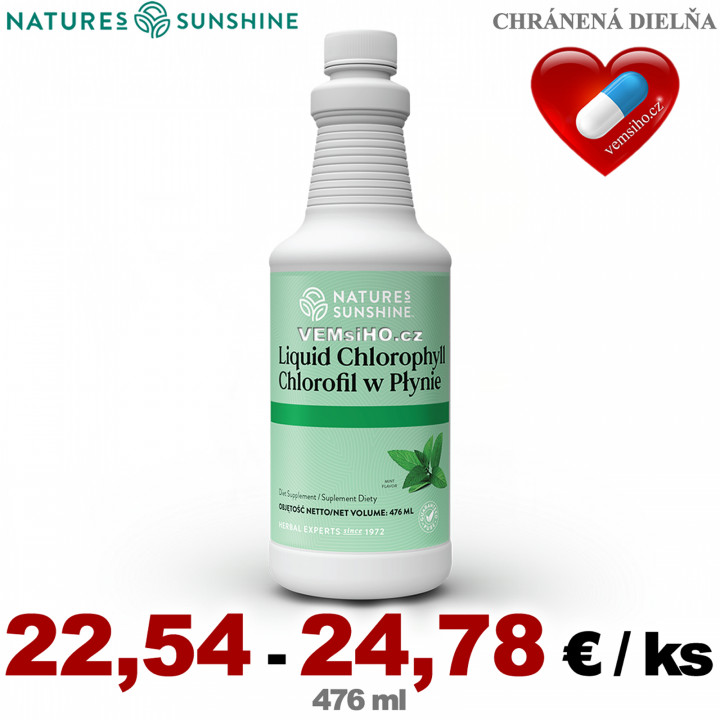 Nature's Sunshine LIQUID CHLOROPHYLL | Tekutý Chlorofyl | CELKOVÁ OČISTA TELA | 476 ml ❤ VEMsiHO.cz ❤ 100% Prírodné doplnky stravy, kozmetika, esenciálne oleje